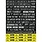 RONRON DESIGNS RONRON DESIGNS CRIME SCENE - BLACK STICKERS