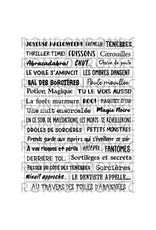 RONRON DESIGNS RONRON DESIGNS HALLOWEEN - WHITE STICKERS (FRENCH)