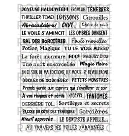 RONRON DESIGNS RONRON DESIGNS HALLOWEEN - AUTOCOLLANTS BLANC (FRANÇAIS)