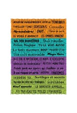 RONRON DESIGNS RONRON DESIGNS HALLOWEEN - BRIGHT COLORED STICKERS (FRENCH)