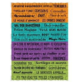 RONRON DESIGNS RONRON DESIGNS HALLOWEEN - BRIGHT COLORED STICKERS (FRENCH)