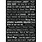 RONRON DESIGNS RONRON DESIGNS HALLOWEEN - BLACK STICKERS (ENGLISH)