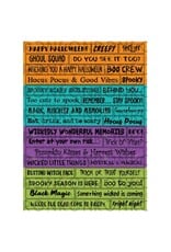 RONRON DESIGNS RONRON DESIGNS HALLOWEEN - BRIGHT COLORED STICKERS (ENGLISH)
