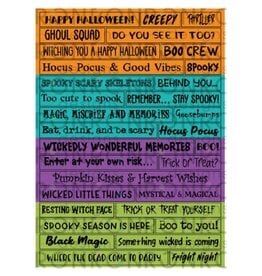 RONRON DESIGNS RONRON DESIGNS HALLOWEEN - BRIGHT COLORED STICKERS (ENGLISH)
