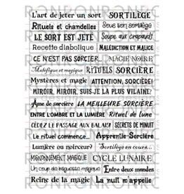 RONRON DESIGNS RONRON DESIGNS SORCIÈRES MALÉFIQUES - AUTOCOLLANTS BLANC