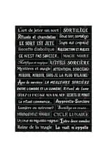 RONRON DESIGNS RONRON DESIGNS SORCIÈRES MALÉFIQUES - AUTOCOLLANTS NOIR