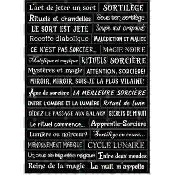 RONRON DESIGNS RONRON DESIGNS SORCIÈRES MALÉFIQUES - BLACK STICKERS