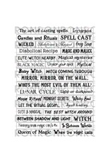 RONRON DESIGNS RONRON DESIGNS "WICKED WITCHES" - AUTOCOLLANTS BLANC