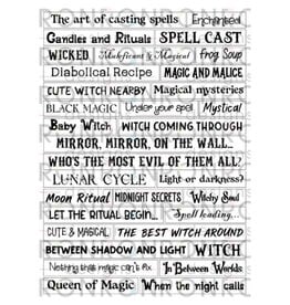 RONRON DESIGNS RONRON DESIGNS WICKED WITCHES - WHITE STICKERS