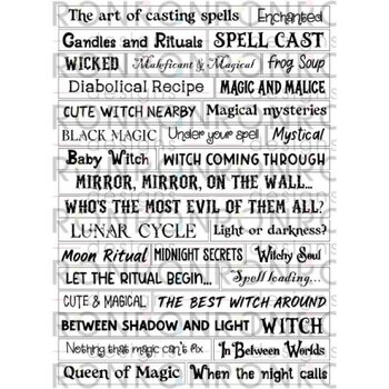 RONRON DESIGNS RONRON DESIGNS WICKED WITCHES - WHITE STICKERS