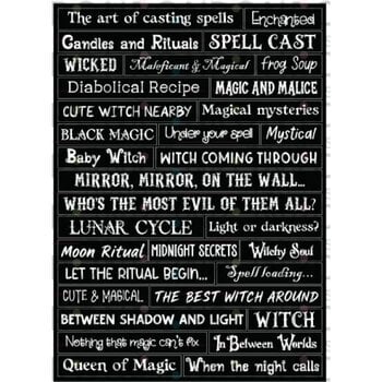 RONRON DESIGNS RONRON DESIGNS "WICKED WITCHES" - AUTOCOLLANTS NOIR