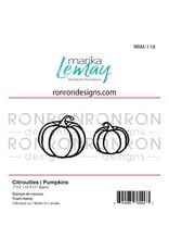 RONRON DESIGNS RONRON DESIGNS MARIKA LEMAY - CITROUILLES ENSEMBLE D'ÉTAMPES DE MOUSSE