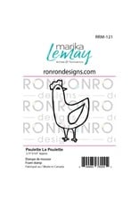 RONRON DESIGNS RONRON DESIGNS MARIKA LEMAY - PAULETTE LA POULETTE ÉTAMPE DE MOUSSE