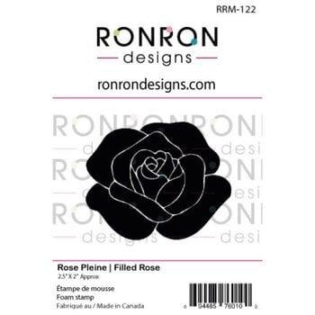 RONRON DESIGNS RONRON DESIGNS ROSE PLEINE FOAM STAMP