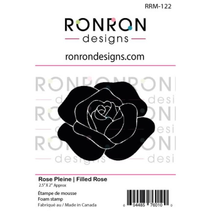 RONRON DESIGNS RONRON DESIGNS ROSE PLEINE FOAM STAMP