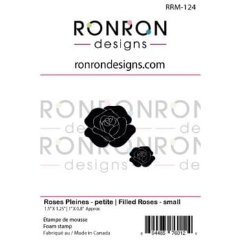 RONRON DESIGNS RONRON DESIGNS ROSE PLEINE PETITE ENSEMBLE D'ÉTAMPES DE MOUSSE