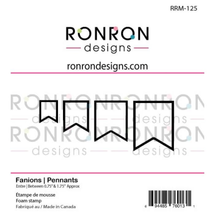 RONRON DESIGNS RONRON DESIGNS FANIONS FOAM STAMP SET