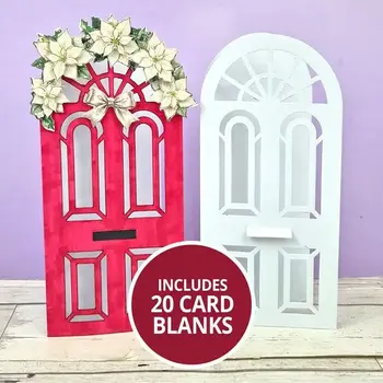 HUNKYDORY CRAFTS LTD. HUNKYDORY FANCY FRONT DOOR DL CARD BLANKS