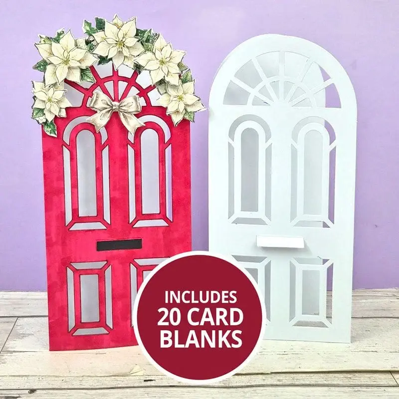 HUNKYDORY CRAFTS LTD. HUNKYDORY FANCY FRONT DOOR DL CARD BLANKS