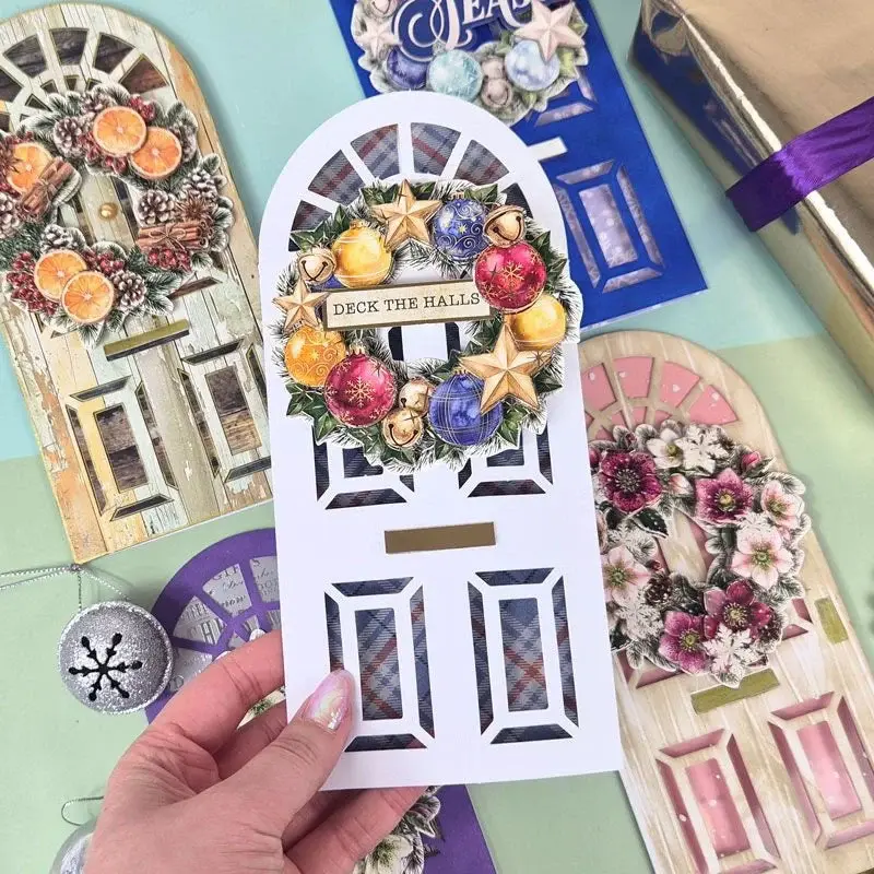HUNKYDORY CRAFTS LTD. HUNKYDORY FANCY FRONT DOOR DL CARD BLANKS