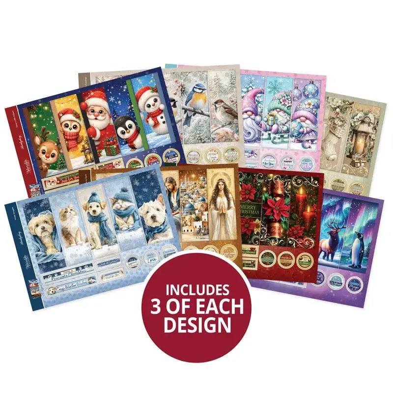 HUNKYDORY CRAFTS LTD. HUNKYDORY A MAGICAL SEASON BOOKMARK TOPPERS