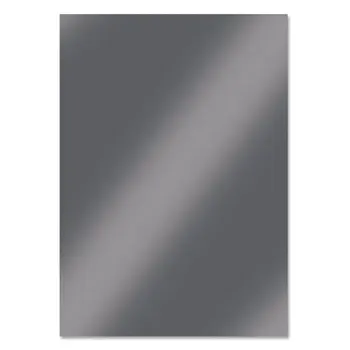 HUNKYDORY CRAFTS LTD. HUNKYDORY STEEL GREY A4 MIRRI CARD ESSENTIALS 10 SHEETS
