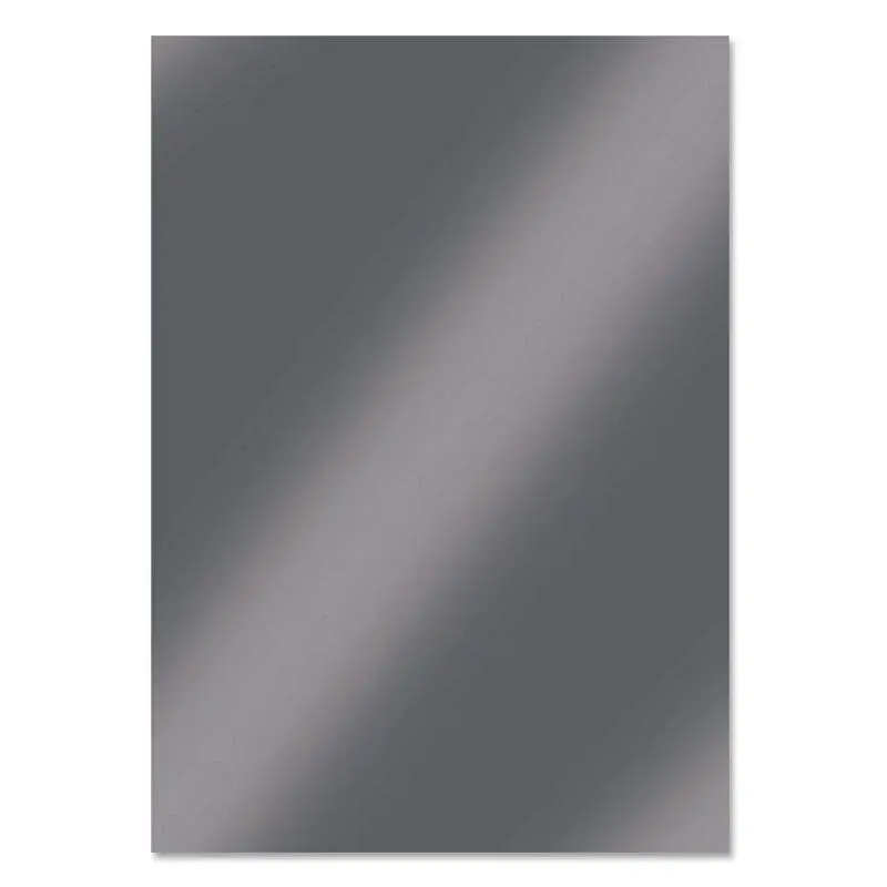 HUNKYDORY CRAFTS LTD. HUNKYDORY STEEL GREY A4 MIRRI CARD ESSENTIALS 10 SHEETS