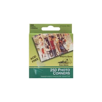 PIONEER PIONEER TRANSPARENT PHOTO CORNERS 0.5" 250PK