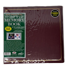 PIONEER PIONEER FAMILY TREASURES MEMORY BOOK BURGUNDY 12x12 ALBUM