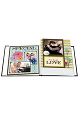PIONEER PIONEER LEATHERETTE MEMORY BOOK NOIR 8x8 ALBUM