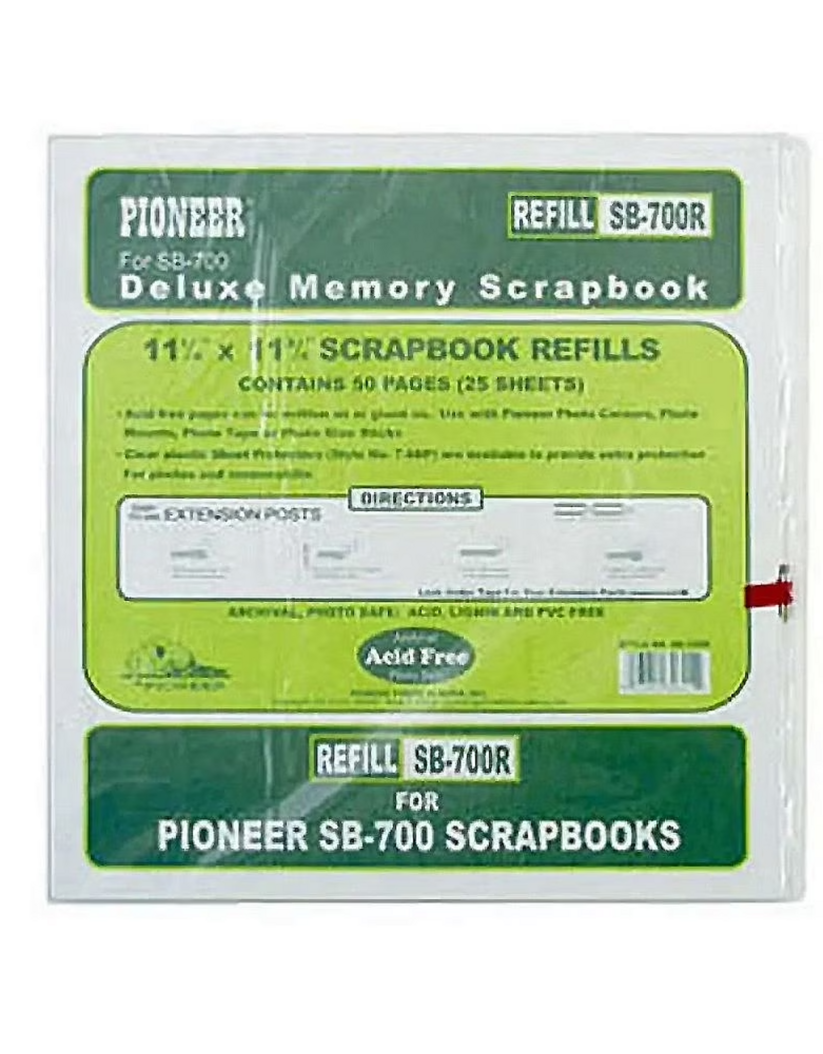 PIONEER PIONEER 12x12 RECHARGE DE PAGES