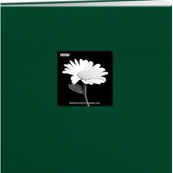 PIONEER PIONEER COUVERTURE EN TISSU VERT ÉMERAUDE 12x12 ALBUM RELIURE À VIS AVEC FENÊTRE