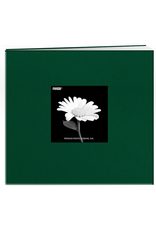 PIONEER PIONEER COUVERTURE EN TISSU VERT ÉMERAUDE 8x8 ALBUM RELIURE À VIS AVEC FENÊTRE