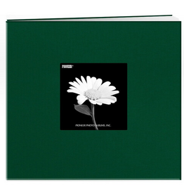 PIONEER PIONEER COUVERTURE EN TISSU VERT ÉMERAUDE 8x8 ALBUM RELIURE À VIS AVEC FENÊTRE