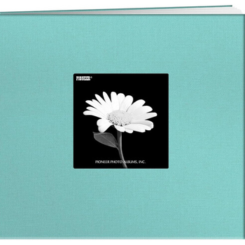 PIONEER PIONEER BOOK CLOTH COVER CRYSTAL BLUE 12x12 POST BOUND ALBUM WITH WINDOW