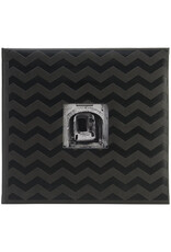 PIONEER PIONEER NOIR CHEVRON GAUFRÉ 12x12 ALBUM