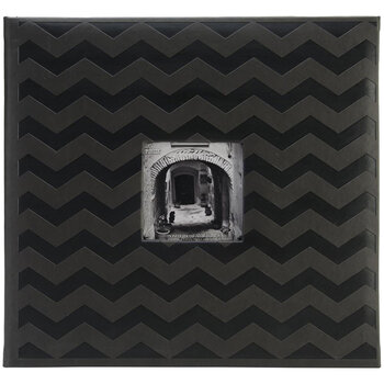 PIONEER PIONEER BLACK EMBOSSED CHEVRON 12x12 ALBUM