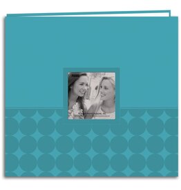 PIONEER PIONEER AQUA POINT GAUFRÉ RELIURE À VIS 12x12 ALBUM AVEC FENÊTRE