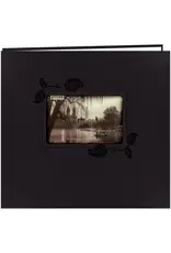 PIONEER PIONEER LIERRE NOIR GAUFRÉ LEATHERETTE 12x12 ALBUM AVEC CADRE
