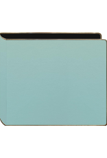 PIONEER PIONEER 3 ANNEAUX CRISTAL BLEU CLAIR COUVERTURE COUSUE DORÉE 12x12 ALBUM