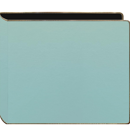 PIONEER PIONEER 3 ANNEAUX CRISTAL BLEU CLAIR COUVERTURE COUSUE DORÉE 12x12 ALBUM