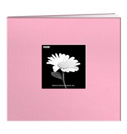 PIONEER PIONEER COUVERTURE EN TISSU ROSE DE RÊVE 8x8 ALBUM RELIURE À VIS AVEC FENÊTRE