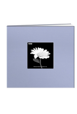 PIONEER PIONEER COUVERTURE EN TISSU BLEU CÉLESTE 8x8 ALBUM RELIURE À VIS AVEC FENÊTRE