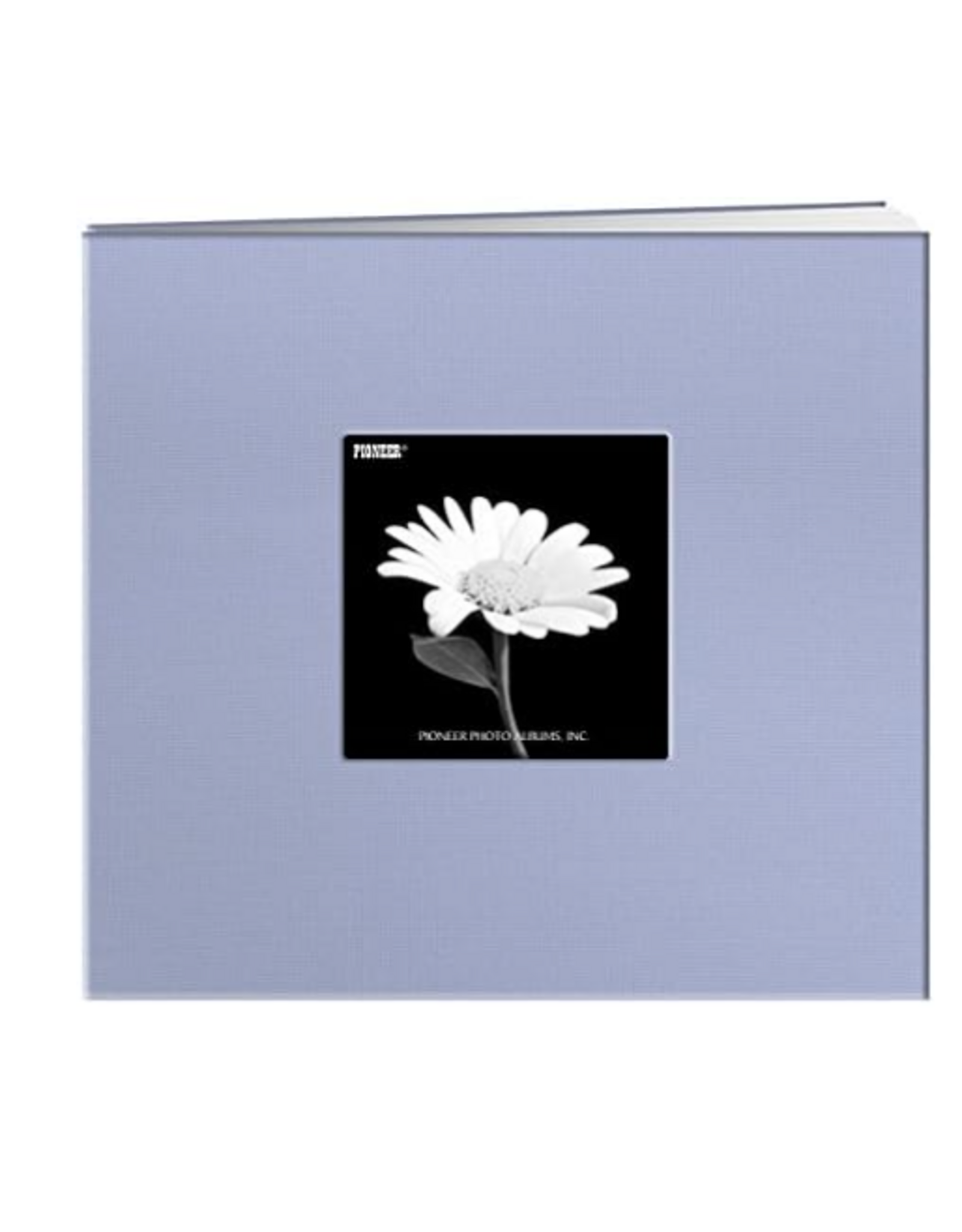 PIONEER PIONEER BOOK CLOTH COVER HEAVENLY BLUE 8x8 POST BOUND ALBUM WITH WINDOW