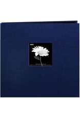 PIONEER PIONEER COUVERTURE EN TISSU MARINE ROYAL 8x8 ALBUM RELIURE À VIS AVEC FENÊTRE