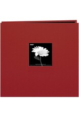 PIONEER PIONEER COUVERTURE EN TISSU BOURGOGNE 8x8 ALBUM RELIURE À VIS AVEC FENÊTRE