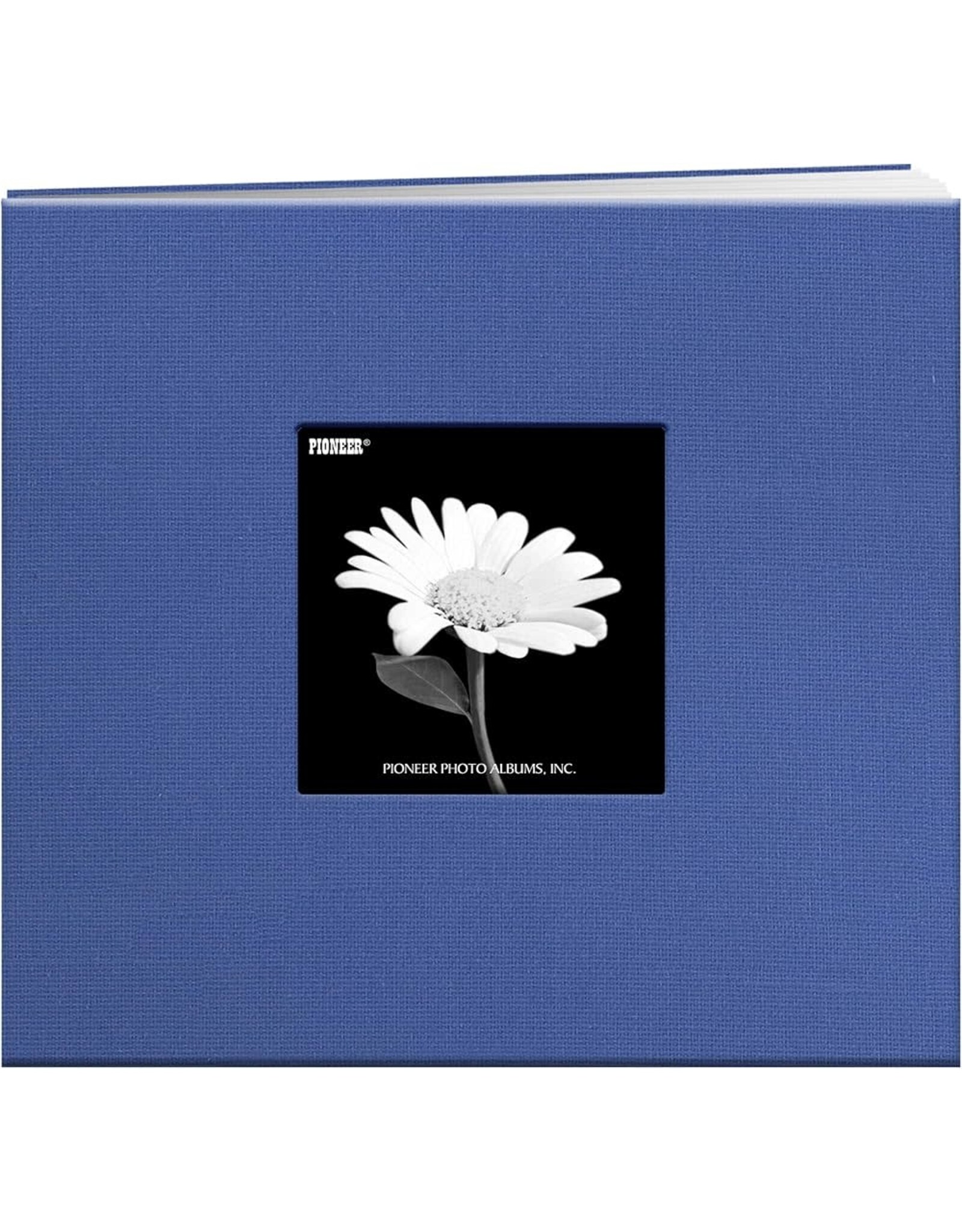 PIONEER PIONEER COUVERTURE EN TISSU BLEU CIEL 8x8 ALBUM RELIURE À VIS AVEC FENÊTRE