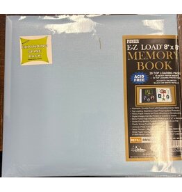 PIONEER PIONEER LEATHERETTE MEMORY BOOK PASTEL BLEU BÉBÉ 8x8 ALBUM