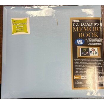 PIONEER PIONEER LEATHERETTE MEMORY BOOK PASTEL BABY BLUE 8x8 ALBUM