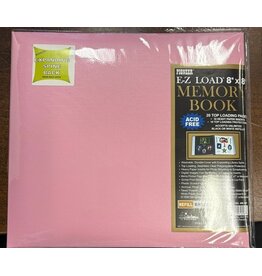 PIONEER PIONEER LEATHERETTE MEMORY BOOK PASTEL ROSE TENDRE 8x8 ALBUM